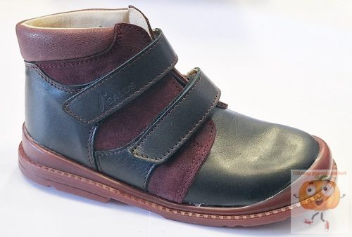 Salus F-90 Flexi supinált tavaszi-őszi cipő, bordó-kék 31