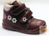 Salus Flexi Flo-910 bélelt téli cipő,lány, bordó fedett bőr 23