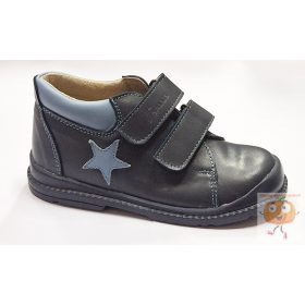   Salus Flexi Prémium F-68 supinált cipő kék, csillag mintával 32