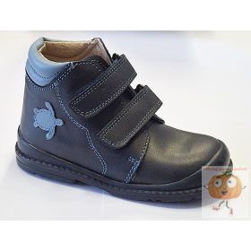   Salus Flexi prémium Flo-810 fiú supinált cipő, kék, teknős mintával 25