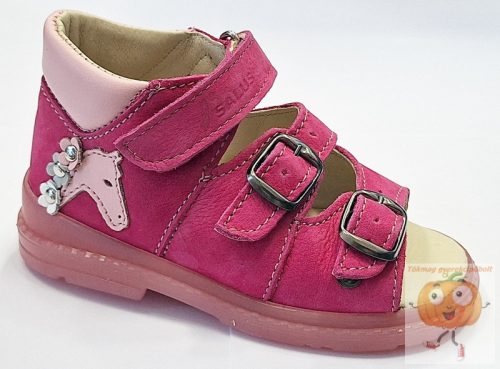 Salus Flexi prémium Flo-911 szandál pink, lovacska mintával 19