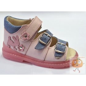 Salus Flexi prémium Flo-911 szandál beige- rózsa 29