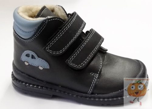 Salus Flexi Flo-910 műszőrmével bélelt téli cipő, fiú, autós 26