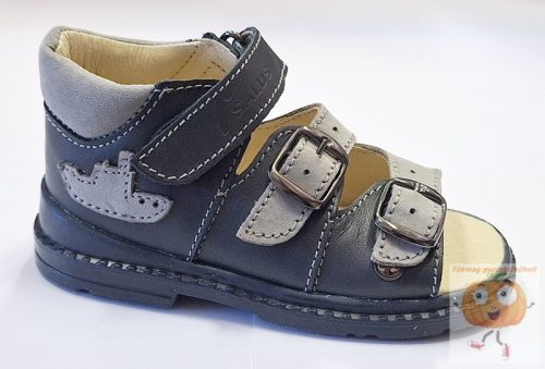 Salus Flo 911 flexi prémium szandál kék, hajó mintás 30
