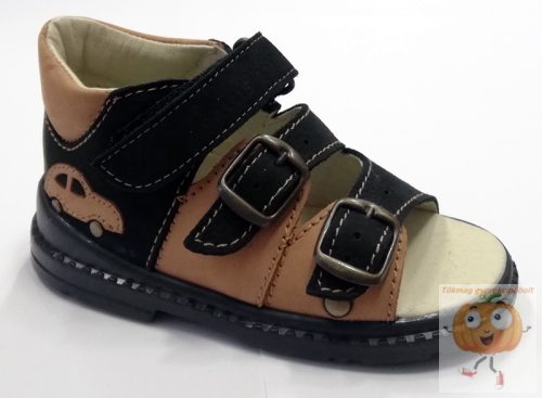 Salus  prémium Flexi Flo 911 supinalt szandál ,kék autós 19