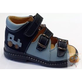   Salus  prémium Flexi Flo 911 supinalt szandál ,kék traktor  18