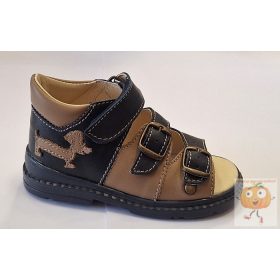   Salus  prémium Flexi Flo 911 supinalt szandál , kék, kutya mintával 26