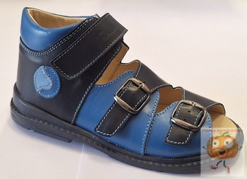 Salus  prémium Flexi Flo 911 supinalt szandál , kék, labda mintával 32