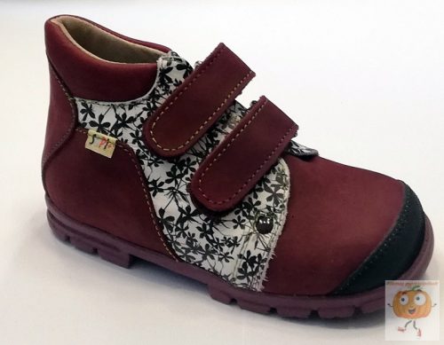 Supi+ Bokor supinált lány cipő 06A-os modell ,orrvédővel virág 25