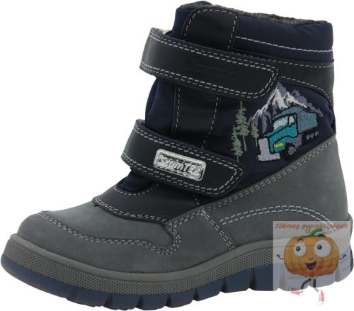 Szamos DryTex vízálló, bélelt téli cipő/bakancs 1945-27117 szürke 27