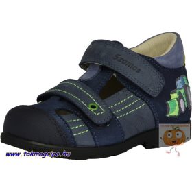   Szamos 3305-10709 supinált szandálcipő kék, traktor mintával 23