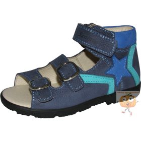 Szamos 4244-20709 supinált szandál, kék 35