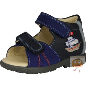 Szamos 4395-10739 supinált szandál, kék 22