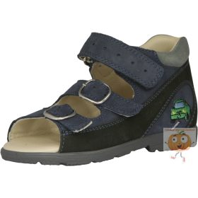  Szamos supinált szandál 4404-20739 szürke 23