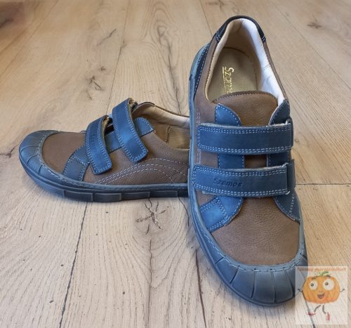 Szamos fiú sportos félcipő . barna kék 31 