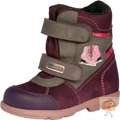 Szamos  supinált 1675-57749 DryTex/vízálló téli csizma,lány 29
