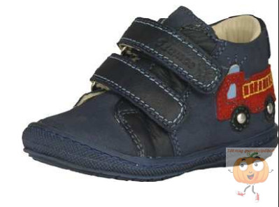 Szamos első lépés cipő,1852-10821 kék,tűzoltó autós 20