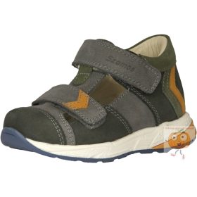 Szamos fiú nyitott cipő 3325-20020 szürke-mustár34
