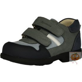 Szamos supinált fiú cipő 1914-20709 szürke-kék 31