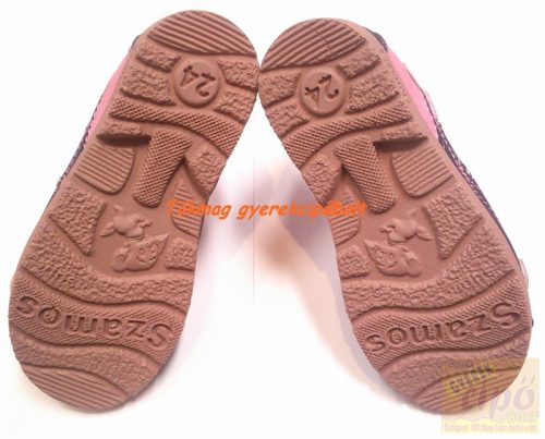 Szamos supinált lány szandál 4335-70749 rózsa,katica mintával 35