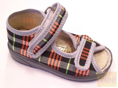 Zetpol Oliwer tépőzáras vászon szandál 22,normál és keskenyebb lábra