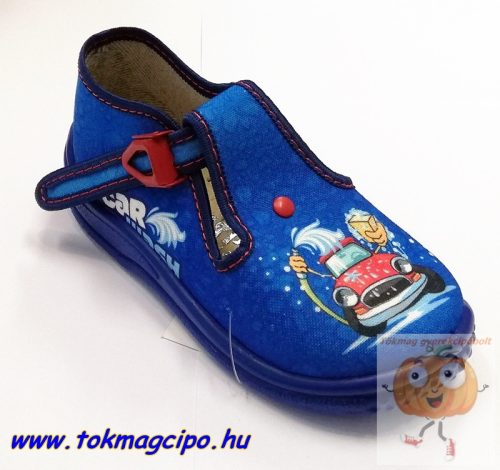 Zetpol Piotrus vászoncipő kék autós 20