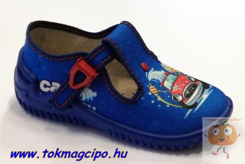 Zetpol Piotrus vászoncipő kék autós 25