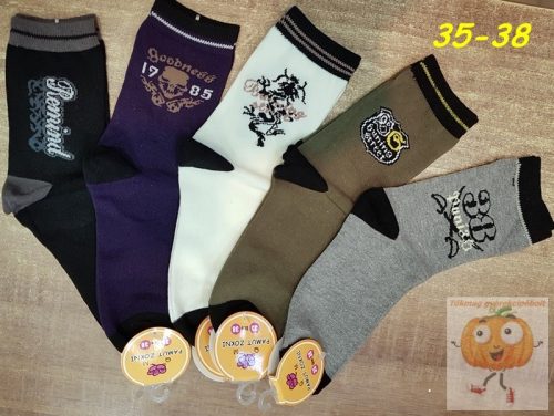 Bokazokni fiú-férfi 36-tól 41-ig  5 pár/csomag
