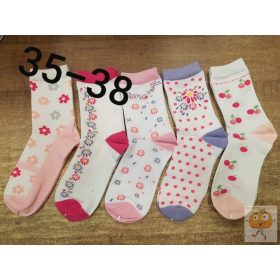 Bokazokni lány,5 pár/csomag 36-tól 41-es méretig 